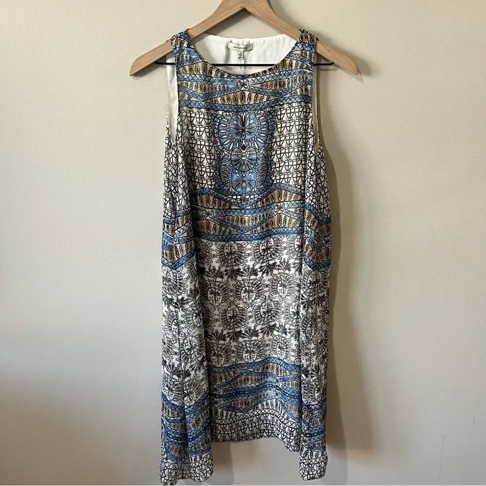 Max Studio Printed Shirt Dress